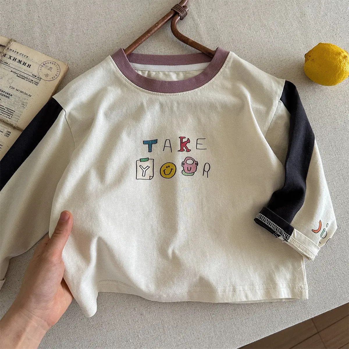 Boys Long Sleeve T-Shirt White Cartoon Print Spring Autumn 2025 — feature 13