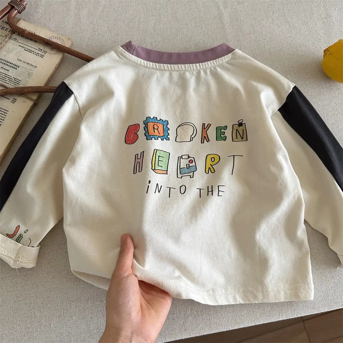 Boys Long Sleeve T-Shirt White Cartoon Print Spring Autumn 2025 — feature 14