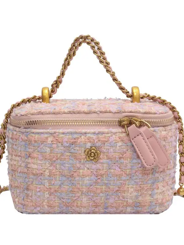 Pink Chiffon Chain Crossbody Bags for Women 2025 - Image 15