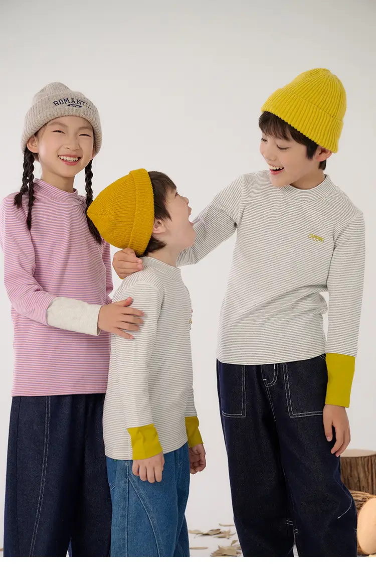 Cotton Base Layer Shirt for Boys Girls Autumn Wear — feature 17
