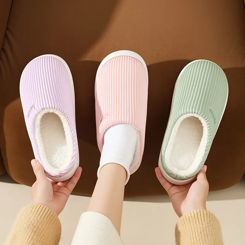 Winter Warm Cotton Slippers for Elderly Men Women - Image 9