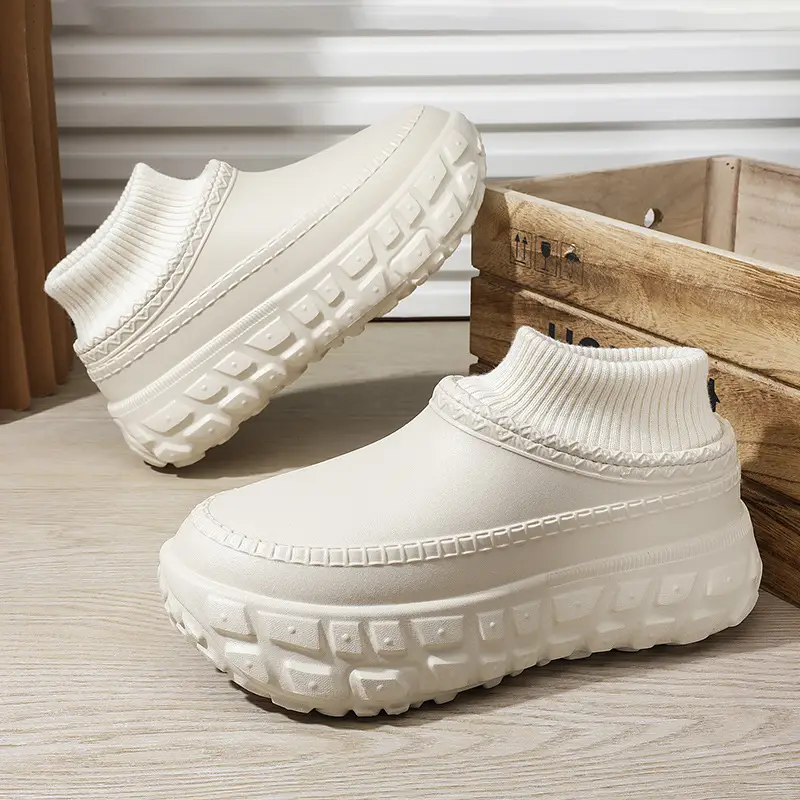 White Cross-Border Cotton Slippers for Women