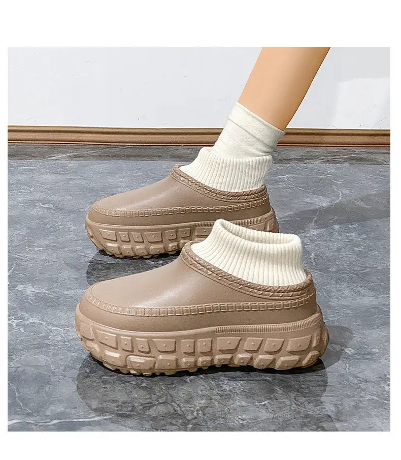 White Cross-Border Cotton Slippers for Women — feature 12