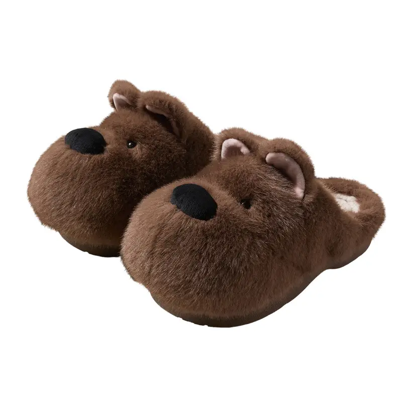 Nanbowan Cartoon Cotton Slippers Women Winter Cute Puppy Home - Image 8