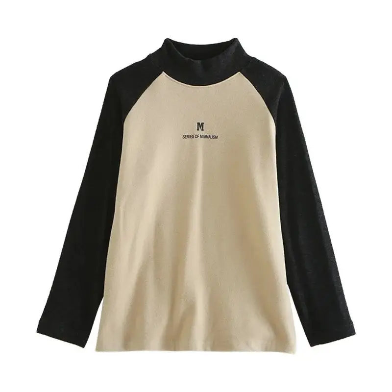 Boys Velvet Turtleneck Long Sleeve T-Shirt Medium Large - Image 6