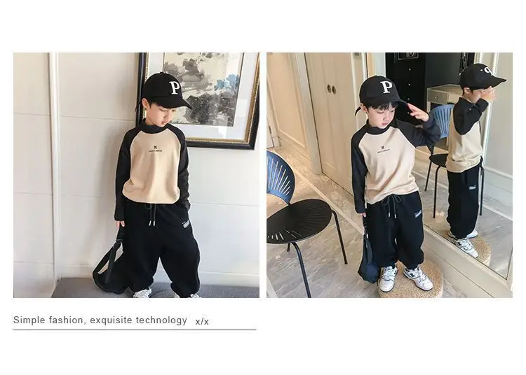 Boys Velvet Turtleneck Long Sleeve T-Shirt Medium Large — feature 10