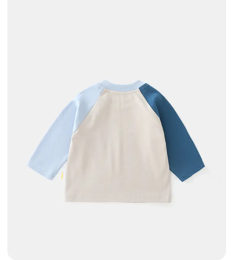Duuduu Baby Long Sleeve T-Shirts Set Blue Yellow — feature 26