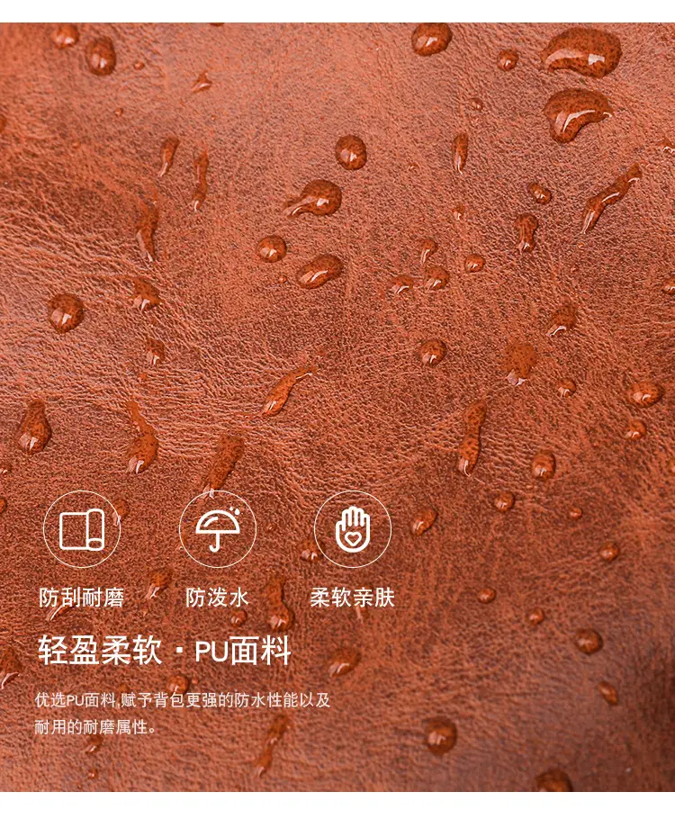Brown Washed Leather Crossbody Bag for Women — feature 11