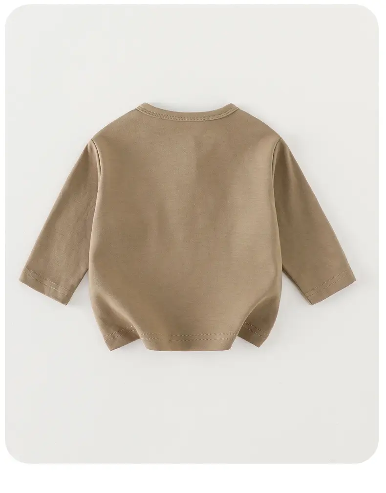 Boys' Long Sleeve T-Shirt Brown 2025 — feature 12