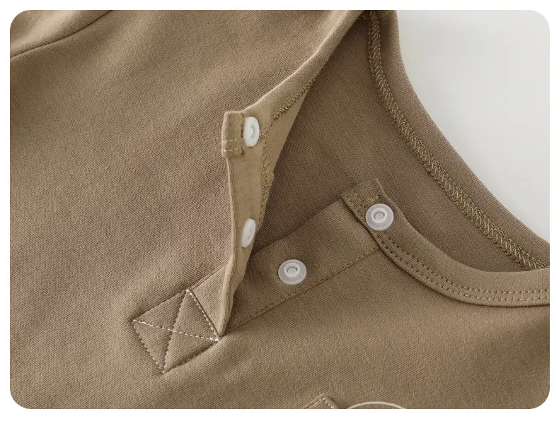 Boys' Long Sleeve T-Shirt Brown 2025 — feature 15