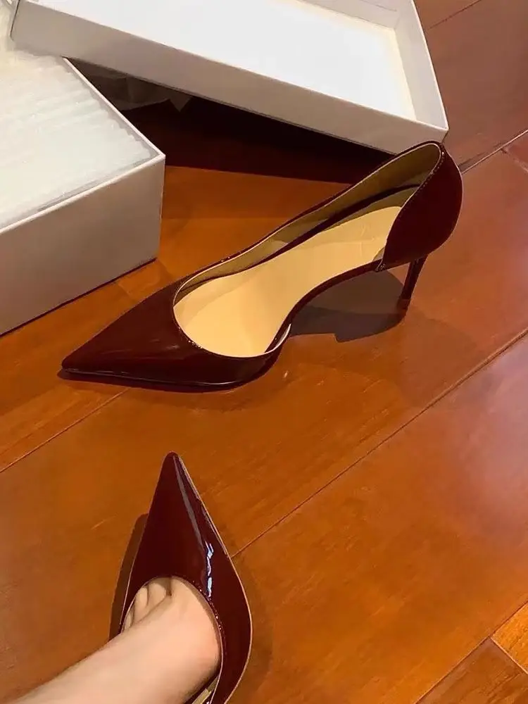 2025 Red Pointed Toe Stiletto High Heels for Women — feature 6