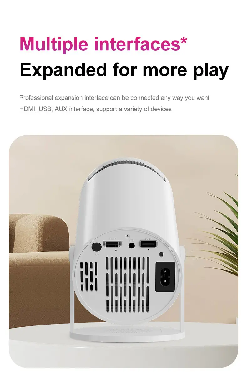 Amazon Cross-Border Projector Hy300 Home Portable Projector 720P H713 Mini Projector Hd 4K — feature 17