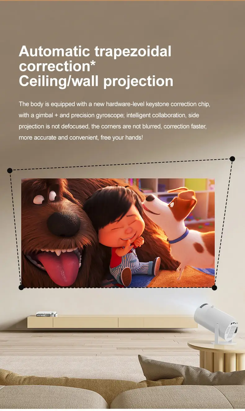 Amazon Cross-Border Projector Hy300 Home Portable Projector 720P H713 Mini Projector Hd 4K — feature 8