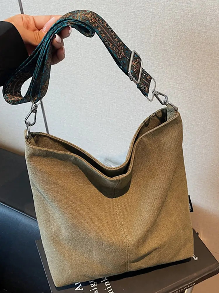 Women's Retro Patterned Shoulder Bag 2025 Autumn - Image 7