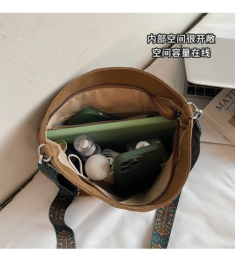 Women's Retro Patterned Shoulder Bag 2025 Autumn — feature 10