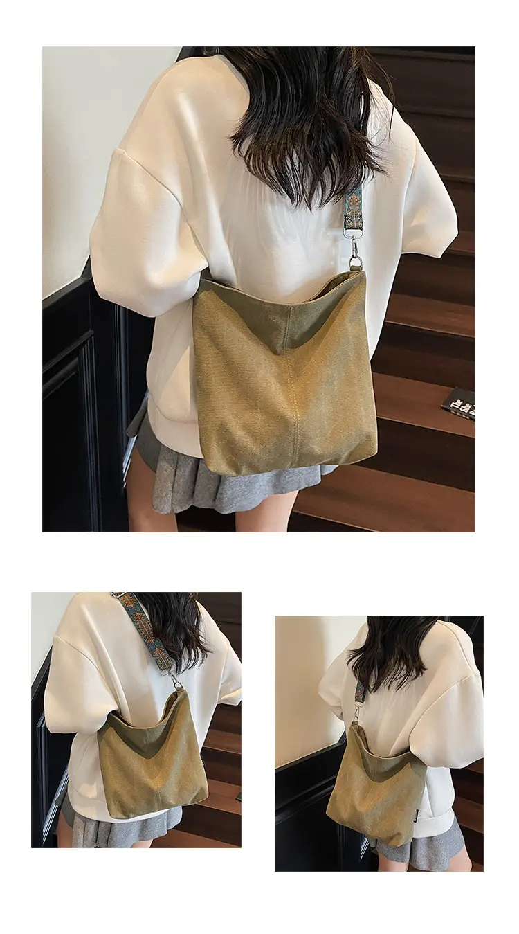 Women's Retro Patterned Shoulder Bag 2025 Autumn — feature 15