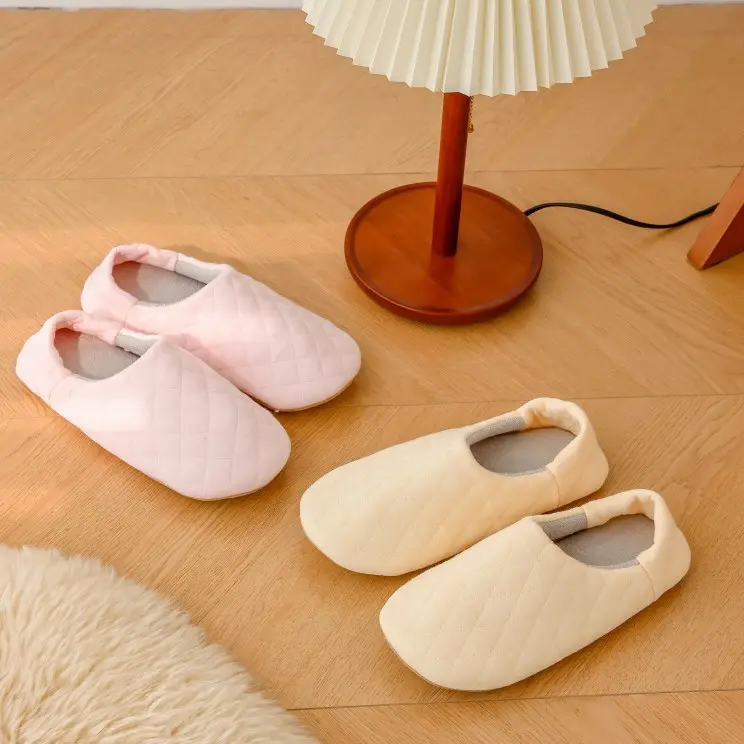 New Autumn Maternity Slippers with Covered Heel, Pure Cotton, Soft Sole, Silent, for Women's Home Use, Cotton Slippers for Postpartum Women, Wholesale