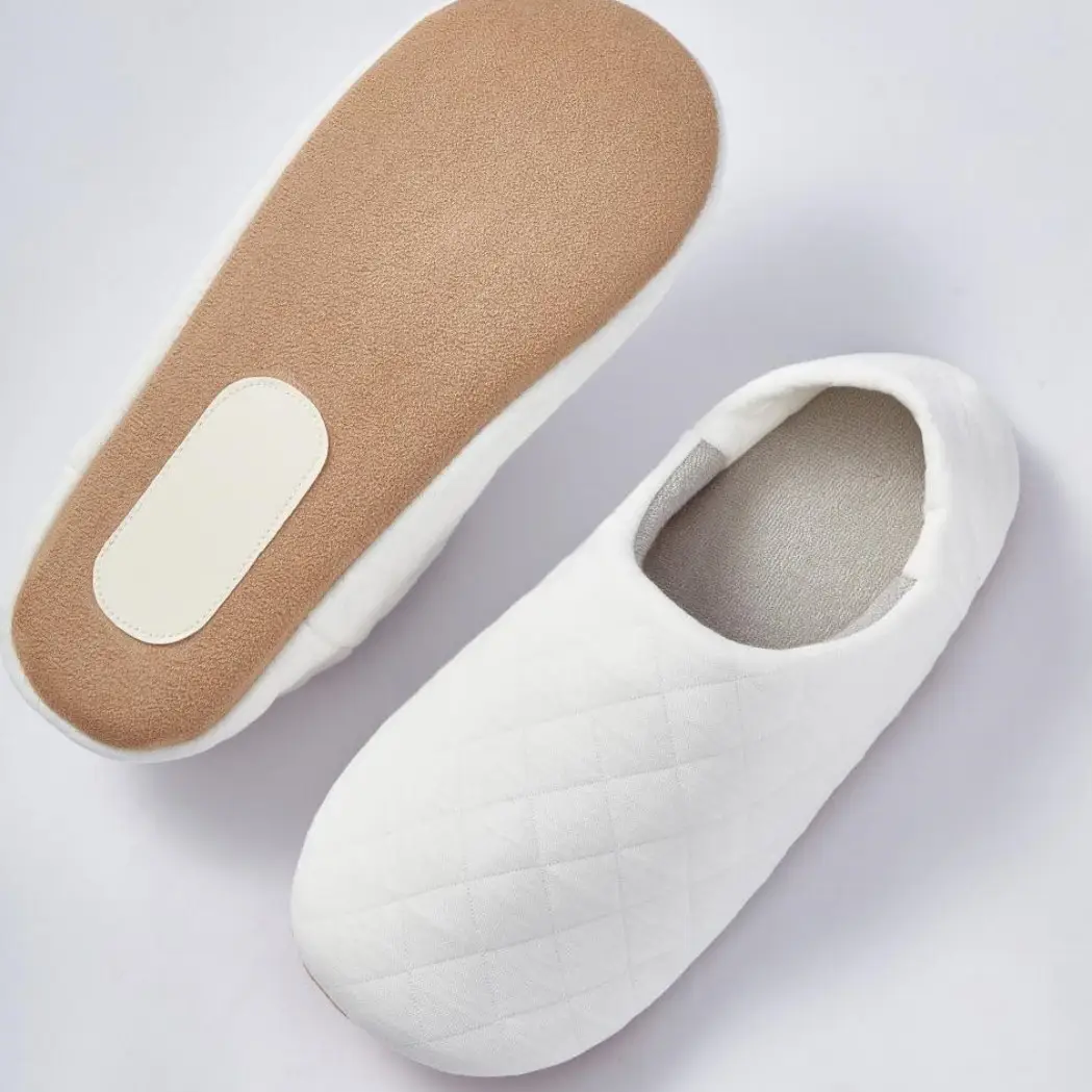 New Autumn Maternity Slippers with Covered Heel, Pure Cotton, Soft Sole, Silent, for Women's Home Use, Cotton Slippers for Postpartum Women, Wholesale