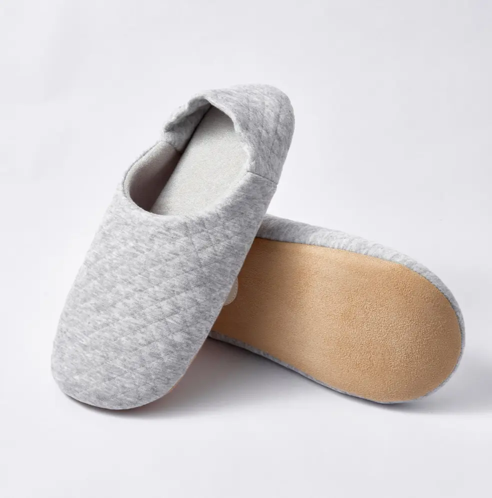 New Autumn Maternity Slippers with Covered Heel, Pure Cotton, Soft Sole, Silent, for Women's Home Use, Cotton Slippers for Postpartum Women, Wholesale