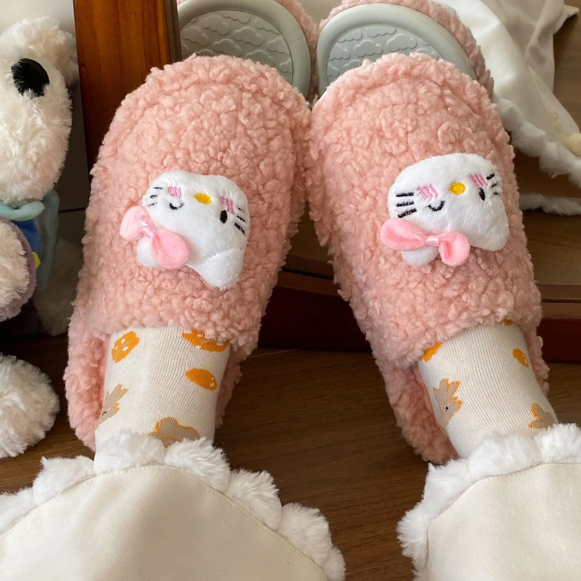 Women Warm Winter Furry Slippers Soft Cotton - Image 4