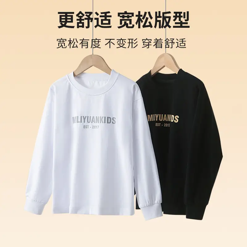 Spring Boys T-Shirt Pure Cotton Long Sleeve - Image 5