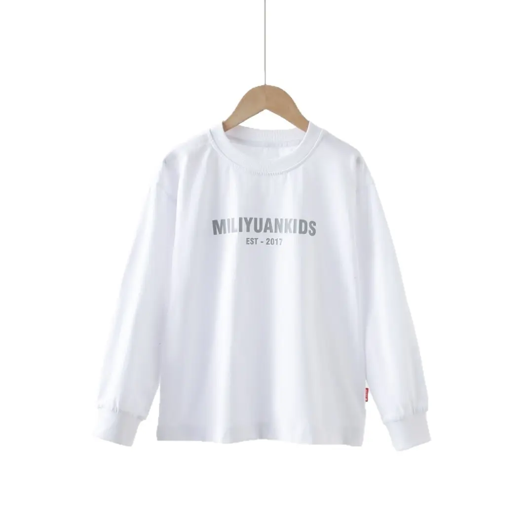 Spring Boys T-Shirt Pure Cotton Long Sleeve - Image 7