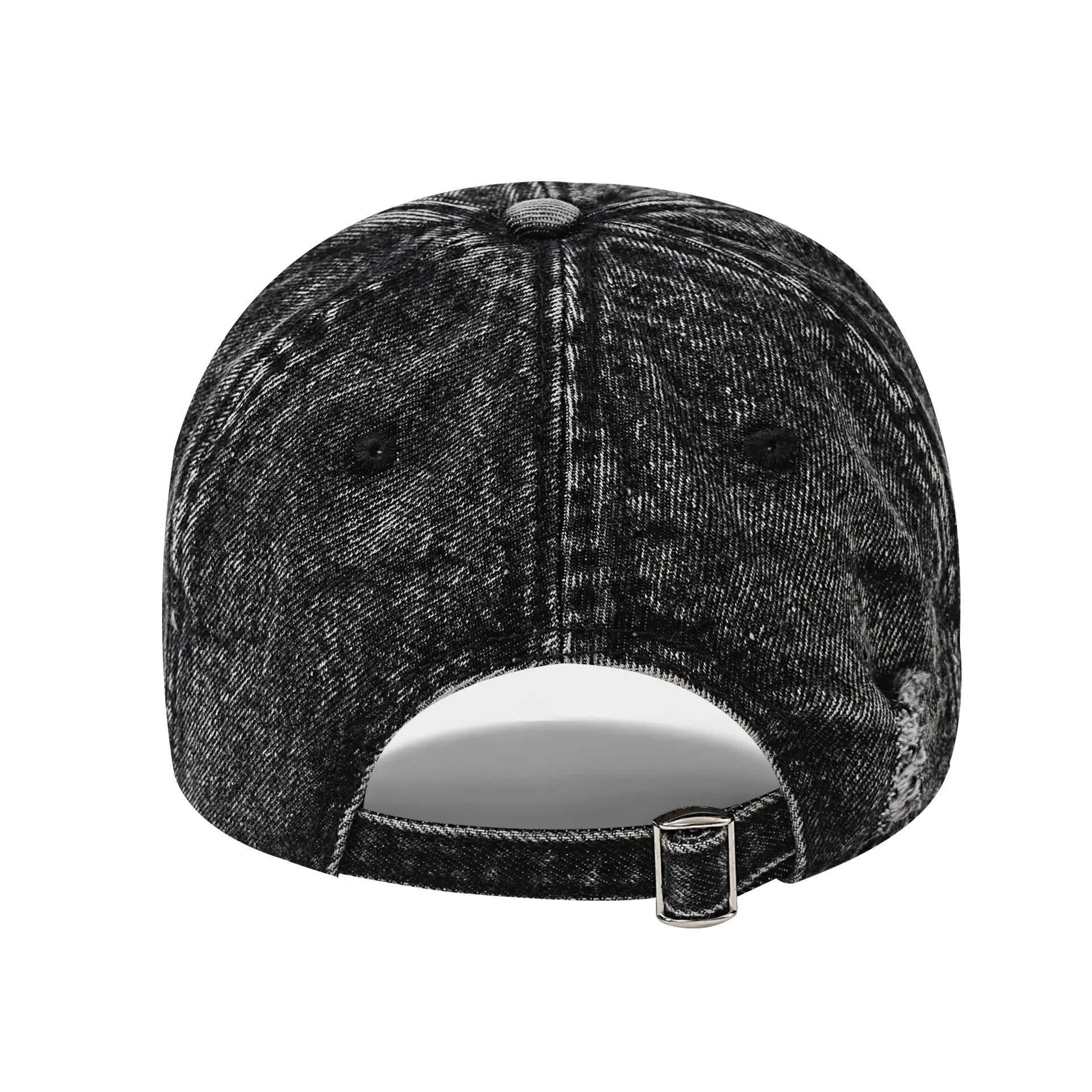 Men Distressed Coated Denim Cap Washed Cotton Vintage Sun Hat - Image 9