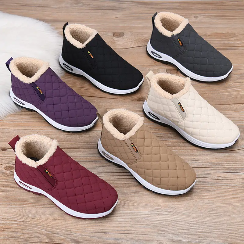 Women's Winter Velvet Casual Boots with Non-Slip Sole — feature 2