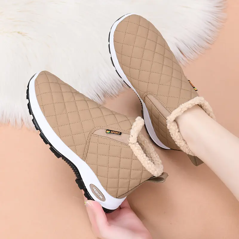 Women's Winter Velvet Casual Boots with Non-Slip Sole — feature 29