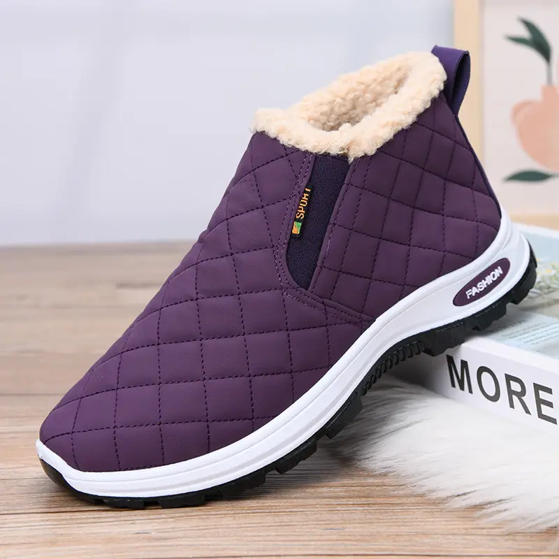 Women's Winter Velvet Casual Boots with Non-Slip Sole — feature 3