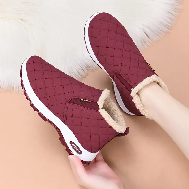 Women's Winter Velvet Casual Boots with Non-Slip Sole — feature 30