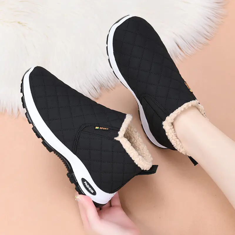 Women's Winter Velvet Casual Boots with Non-Slip Sole — feature 32