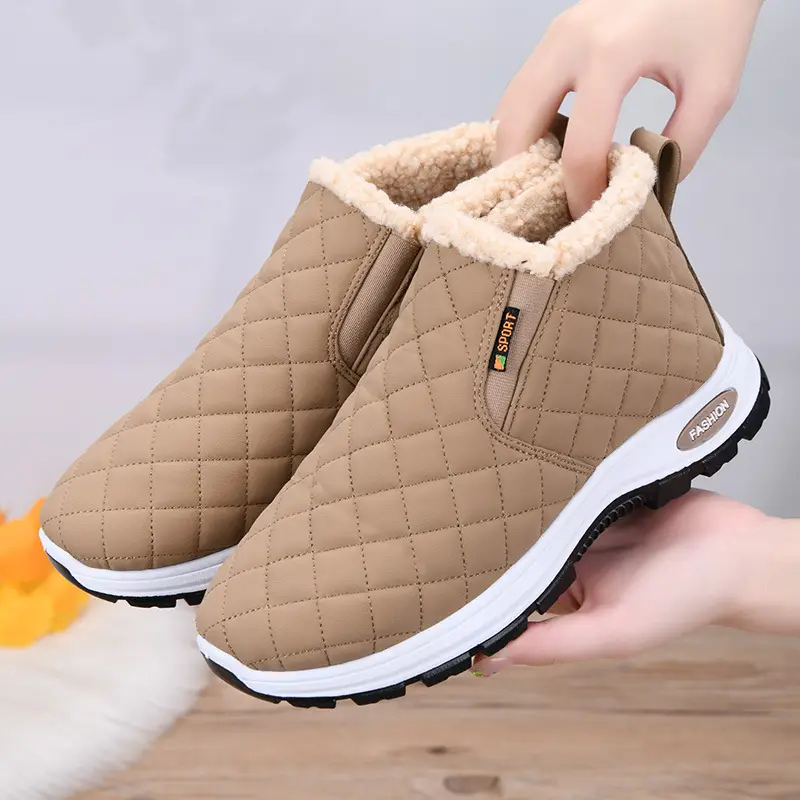 Women's Winter Velvet Casual Boots with Non-Slip Sole