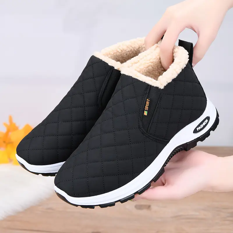 Women's Winter Velvet Casual Boots with Non-Slip Sole