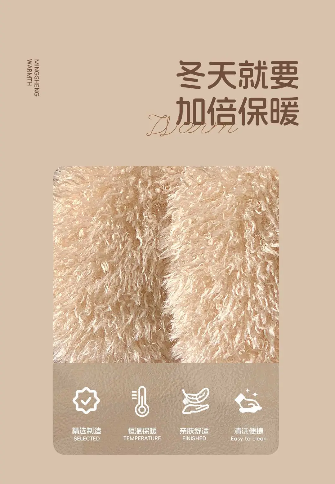 Source Factory Autumn and Winter New Women's Shoes, Plush Thickened Curly Fur Slippers, Casual Outdoor Wear, Home Cotton Slippers, Cross-Border Foreign Trade — feature 3