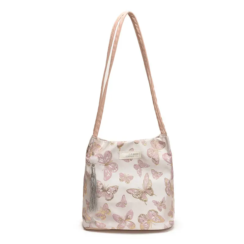 Chinese Embroidered Butterfly Shoulder Bag for Women - Image 8