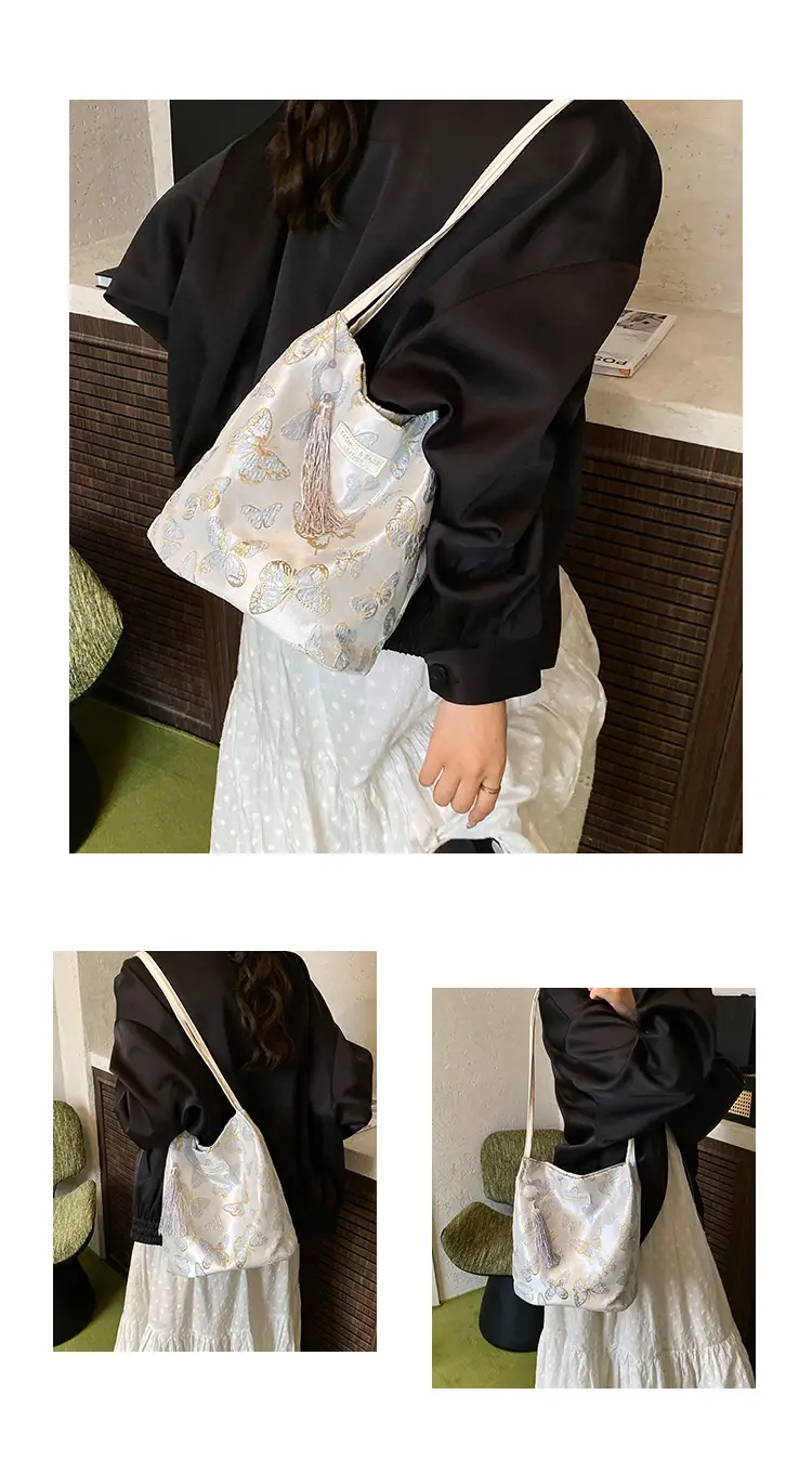 Chinese Embroidered Butterfly Shoulder Bag for Women — feature 13