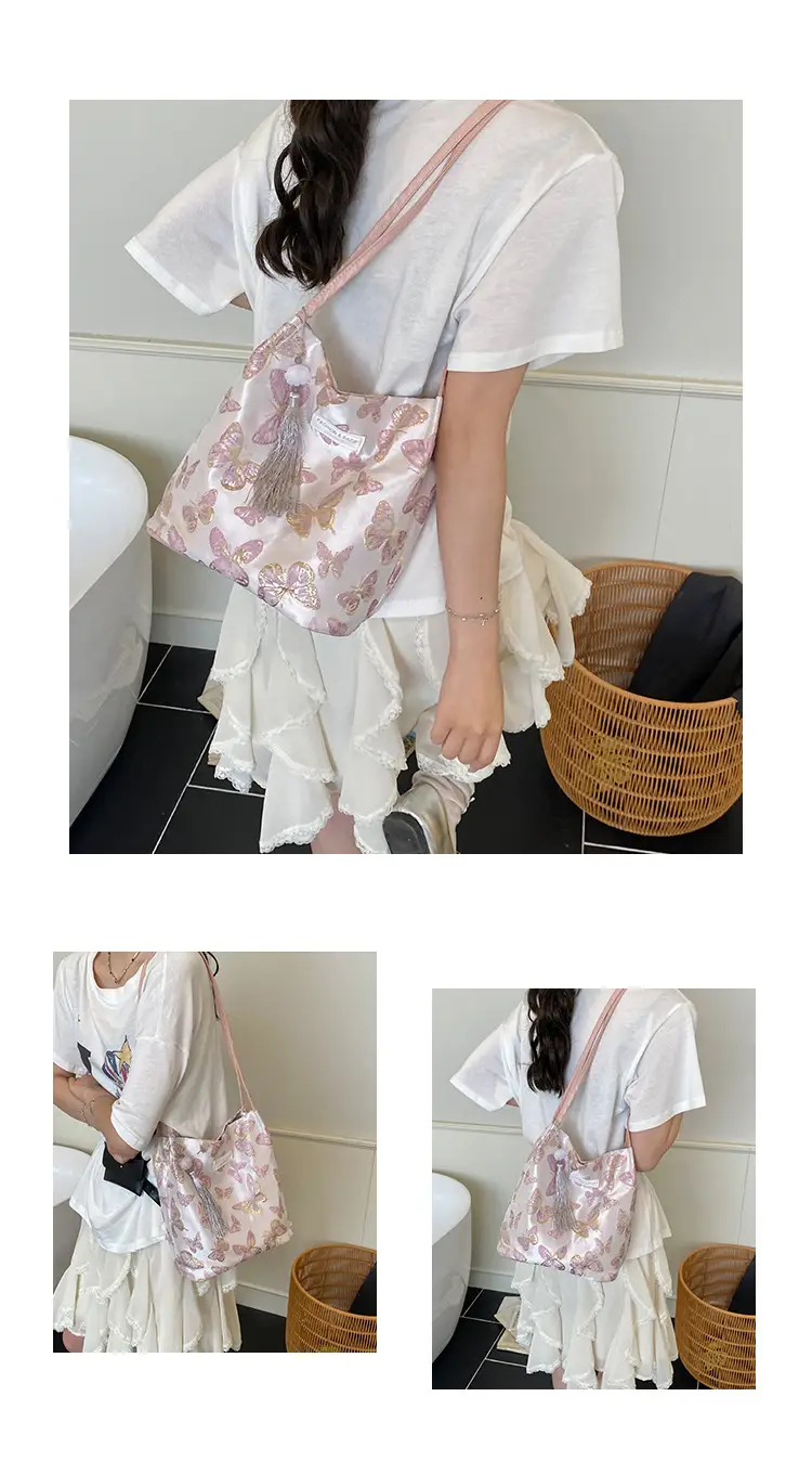 Chinese Embroidered Butterfly Shoulder Bag for Women — feature 15
