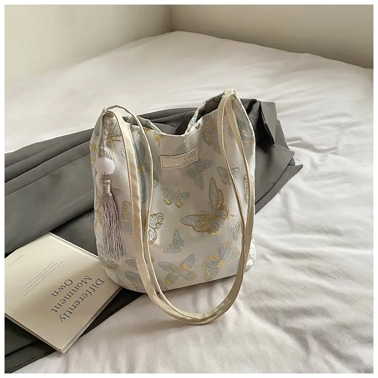 Chinese Embroidered Butterfly Shoulder Bag for Women — feature 16