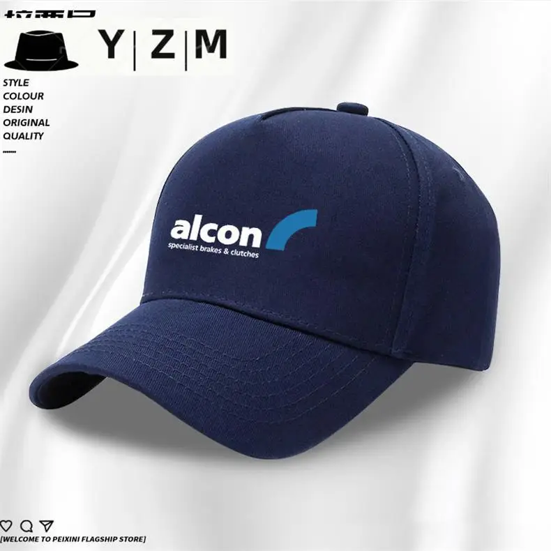 Alcon Black Baseball Cap with Logo — feature 1