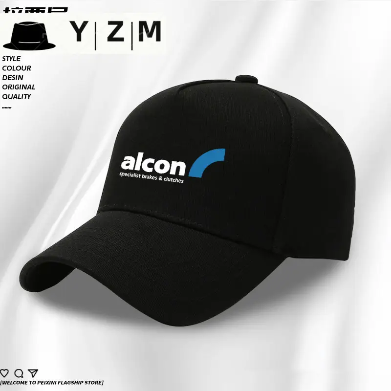 Alcon Black Baseball Cap with Logo - Image 7