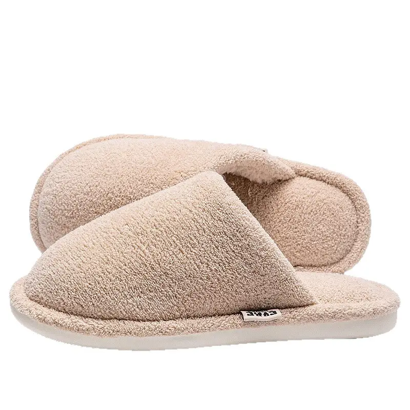 Silent Non-Slip Cotton Slippers Women Men Warm 2025 Winter - Image 19