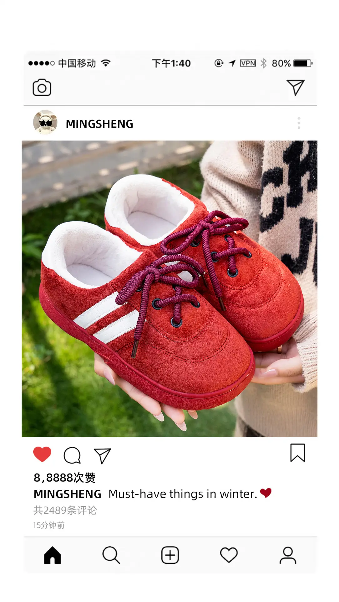 Women Fleece Lined Black Sneakers for Winter Outdoor Wear — feature 2
