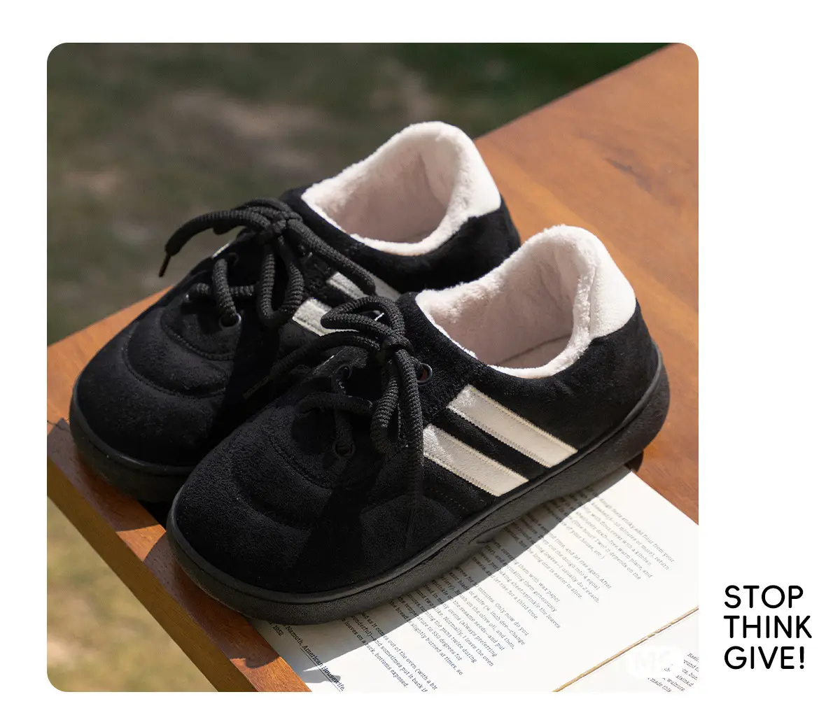 Women Fleece Lined Black Sneakers for Winter Outdoor Wear — feature 8