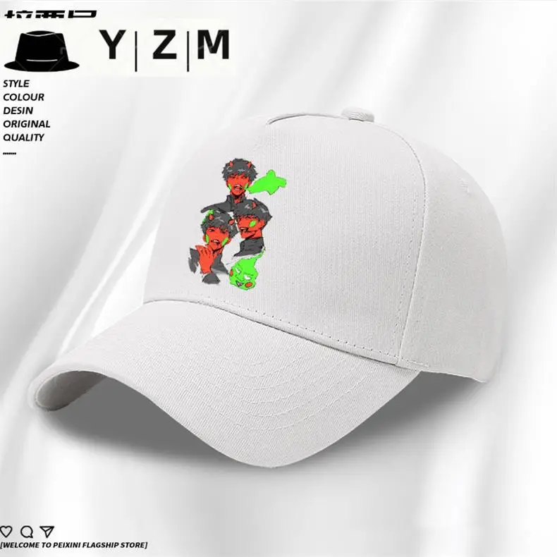 Blue Cartoon Cap with Duck Embroidery — feature 1