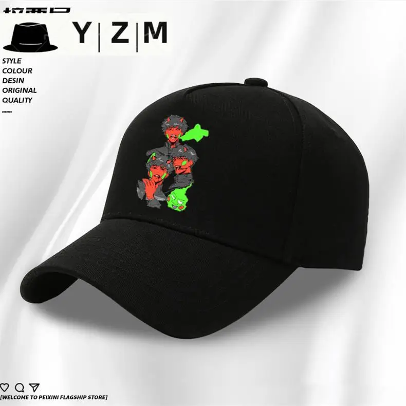 Blue Cartoon Cap with Duck Embroidery — feature 3