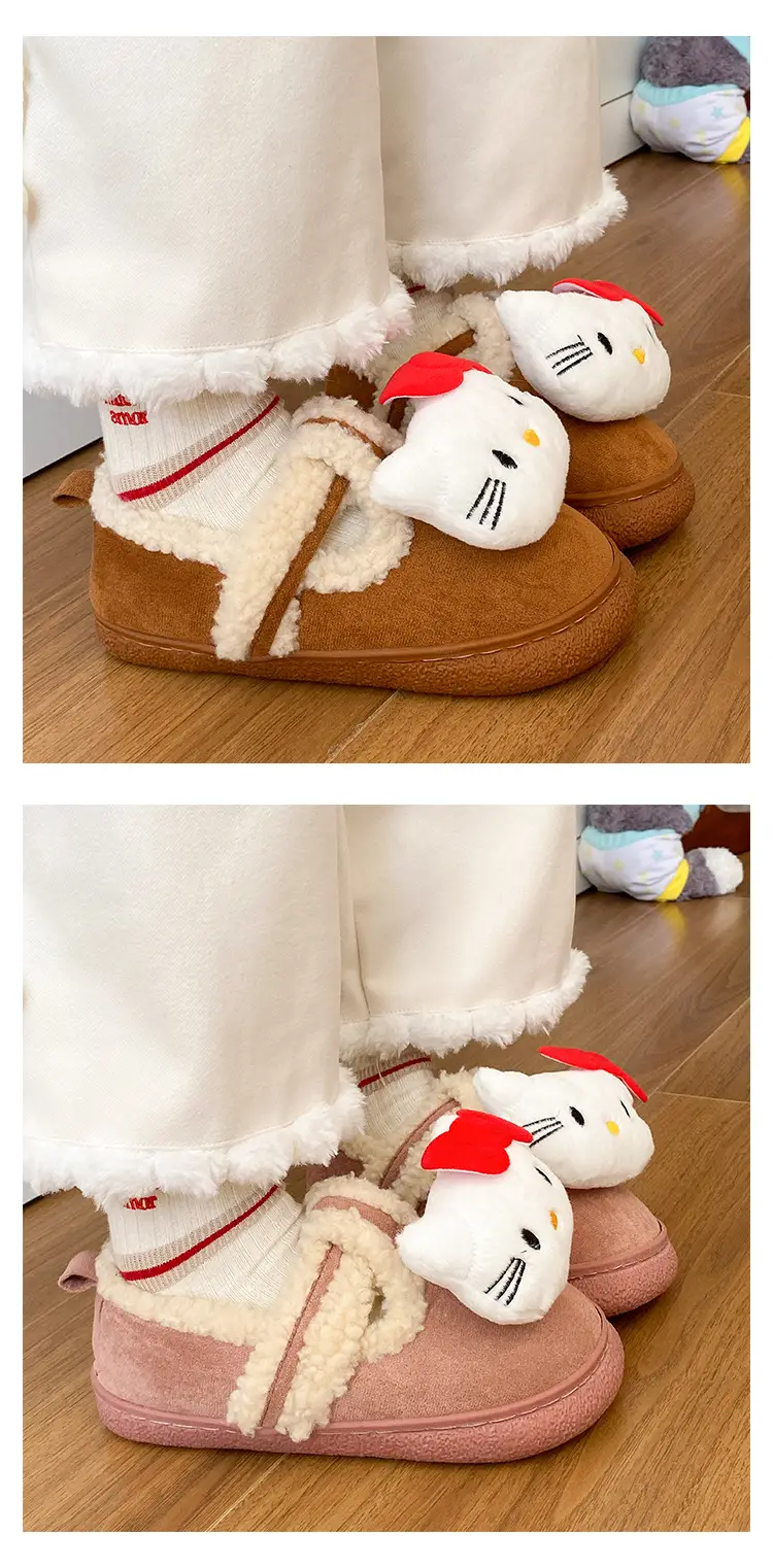 2025 Couple Student Eva Non-Slip Warm Plush Winter Sippers for Women — feature 18