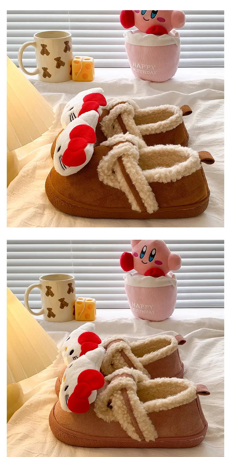 2025 Couple Student Eva Non-Slip Warm Plush Winter Sippers for Women — feature 19