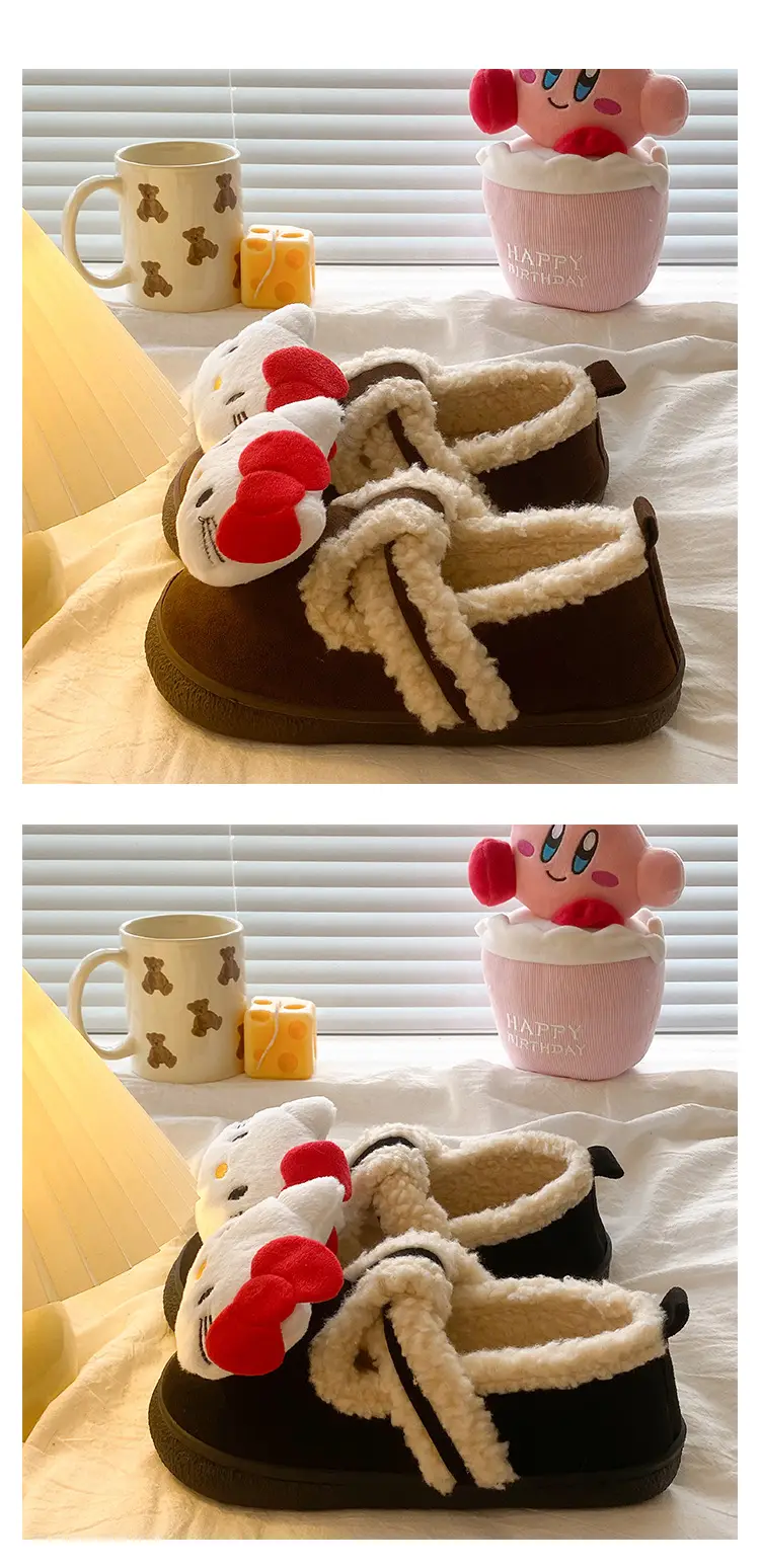 2025 Couple Student Eva Non-Slip Warm Plush Winter Sippers for Women — feature 20