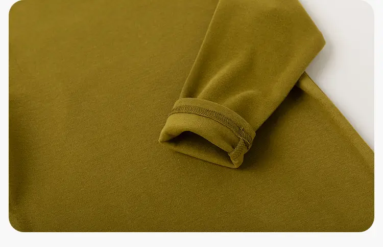 Dudu Home Boys Long Sleeve T-Shirt Olive Green Winter — feature 29